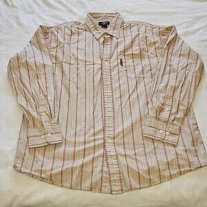 XL US Polo Association men's multi-colored striped long sleeved casual shirt